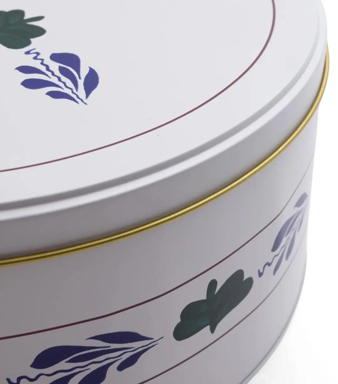 Royal Boch Boerenbont Rond Blik Ø24cm - Wit - afbeelding 3 van 4