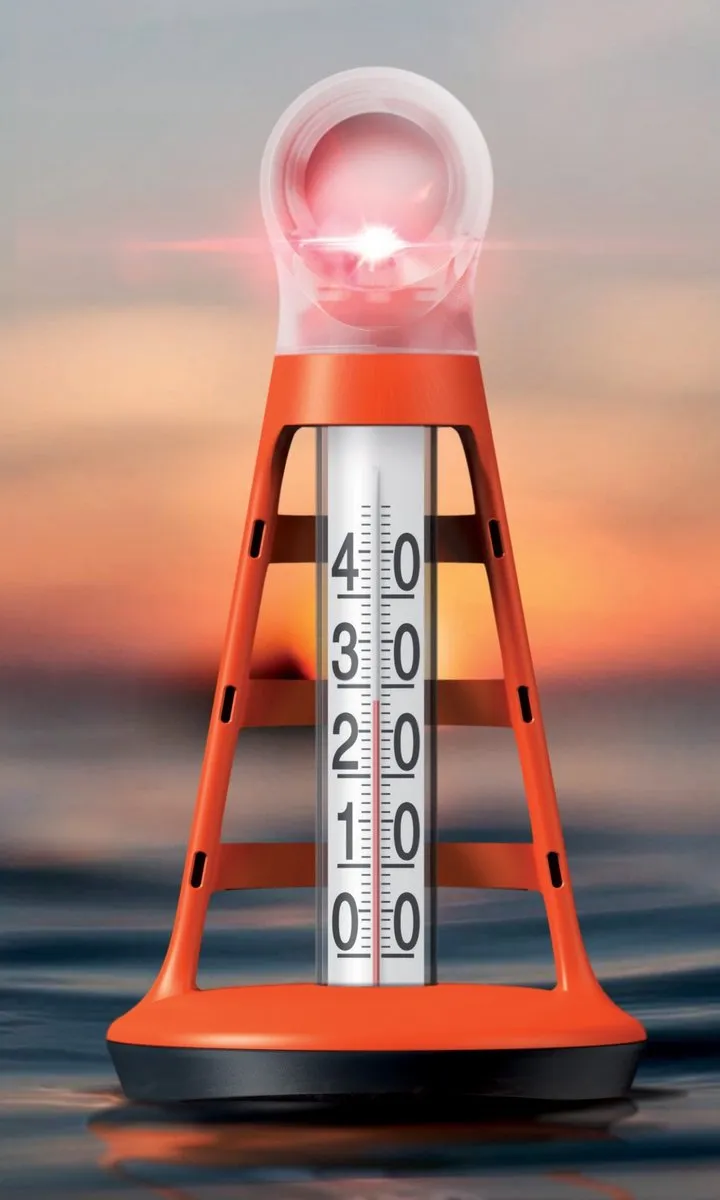 Kokido Storm Drijvende Thermometer TM60CBX/C - Oranje