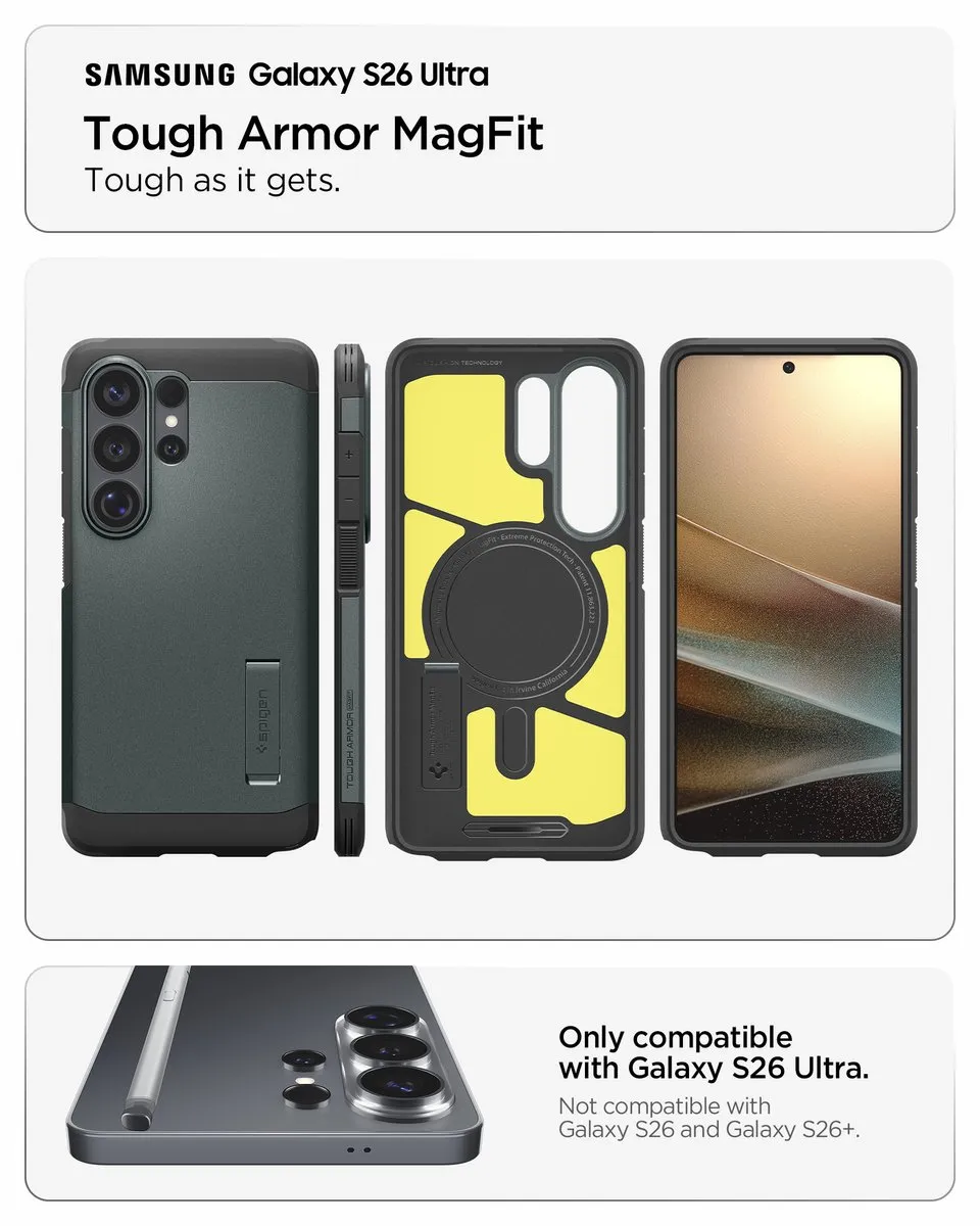 Spigen Tough Armor Backcover S26 Ultra - Abyss Green - MagSafe