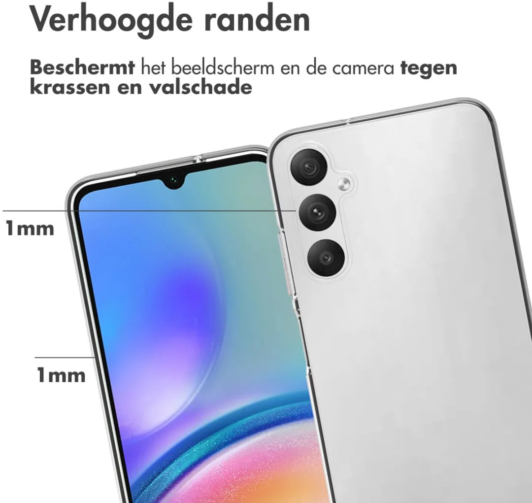 Accezz Hoesje Samsung Galaxy A05s - Transparant