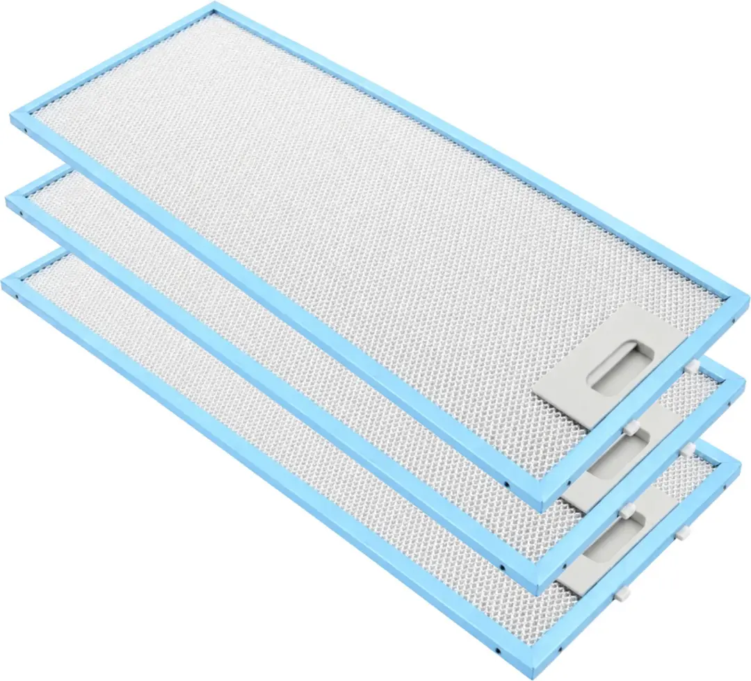 3x Zanussi Metaalfilter 4055241147 455x185x8mm