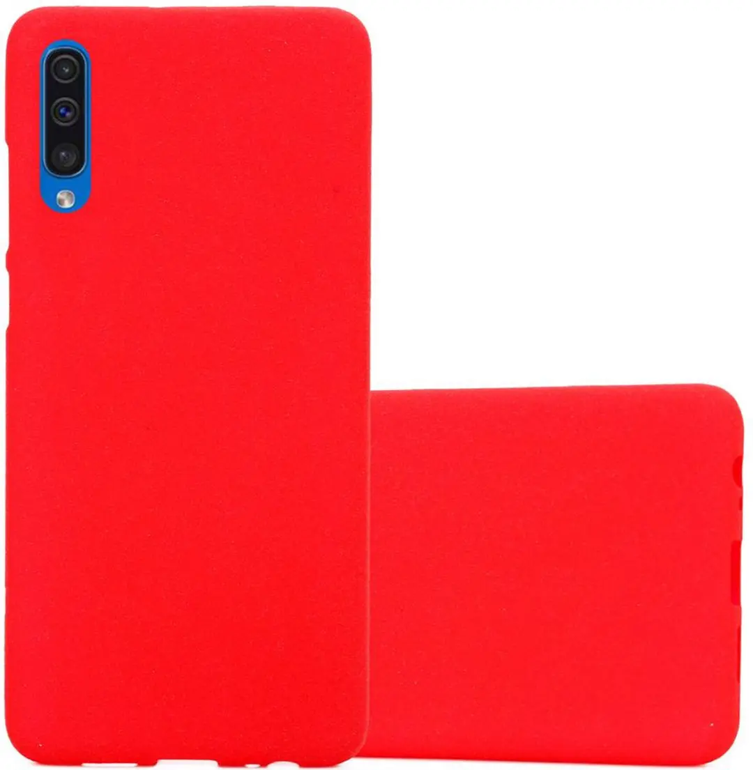 Cadorabo Hoesje geschikt voor Samsung Galaxy A50 4G / A50s / A30s in FROST ROOD