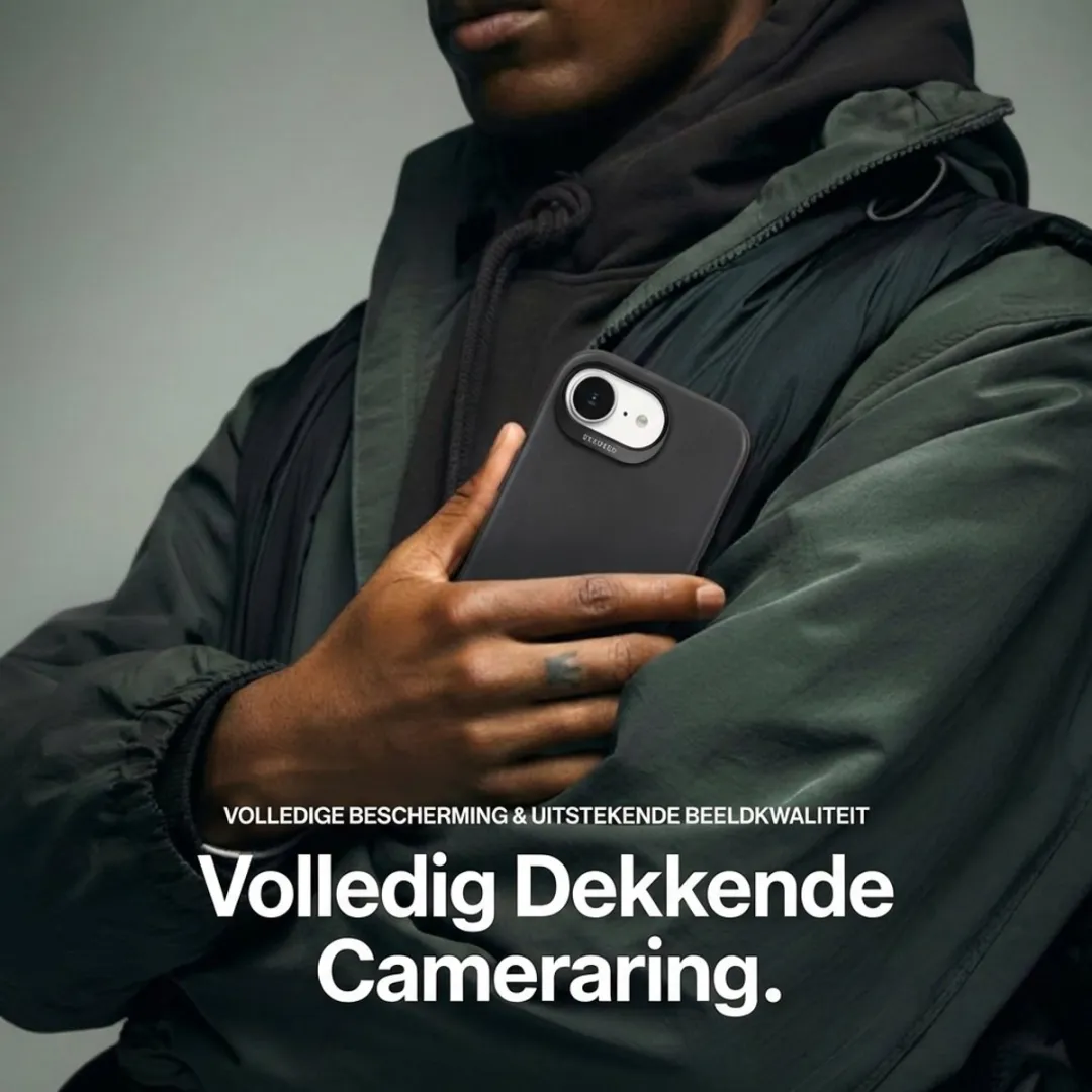 Decoded Leren Hoesje iPhone 16e D25IPOSEDW6BK - 2-in-1 Wallet - MagSafe - Zwart