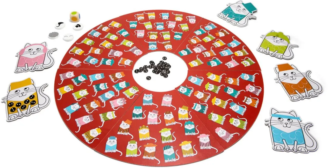 BS Toys Cats and Hats Bordspel GA397 - 2-6 Spelers