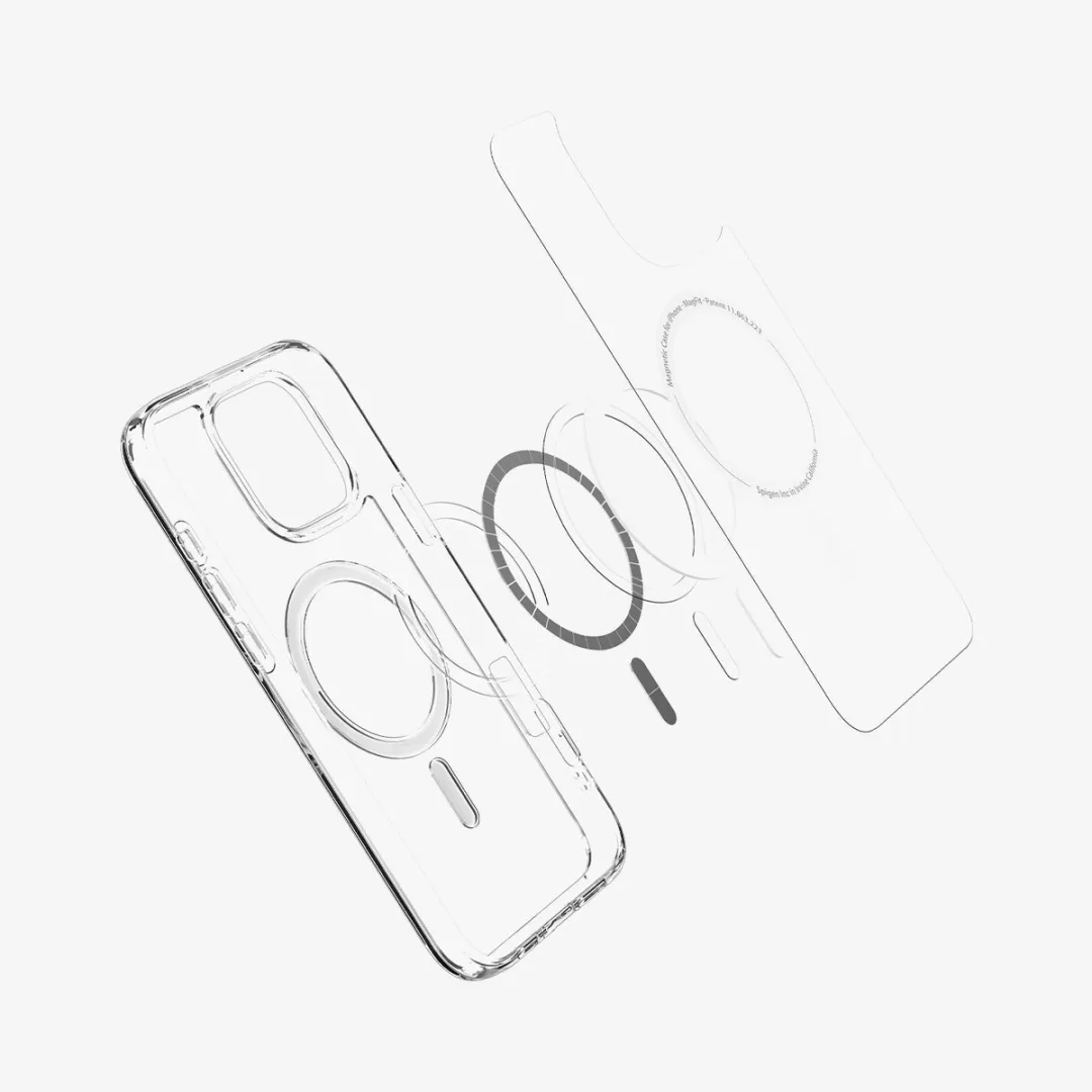 Spigen Crystal Hybrid MagFit Hoesje iPhone 16 Pro Max - Wit