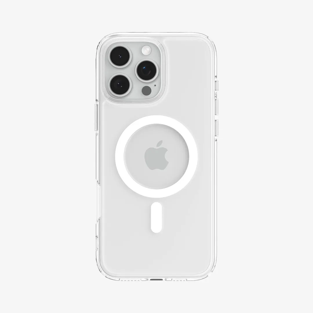 Spigen Crystal Hybrid MagFit Hoesje iPhone 16 Pro Max - Wit