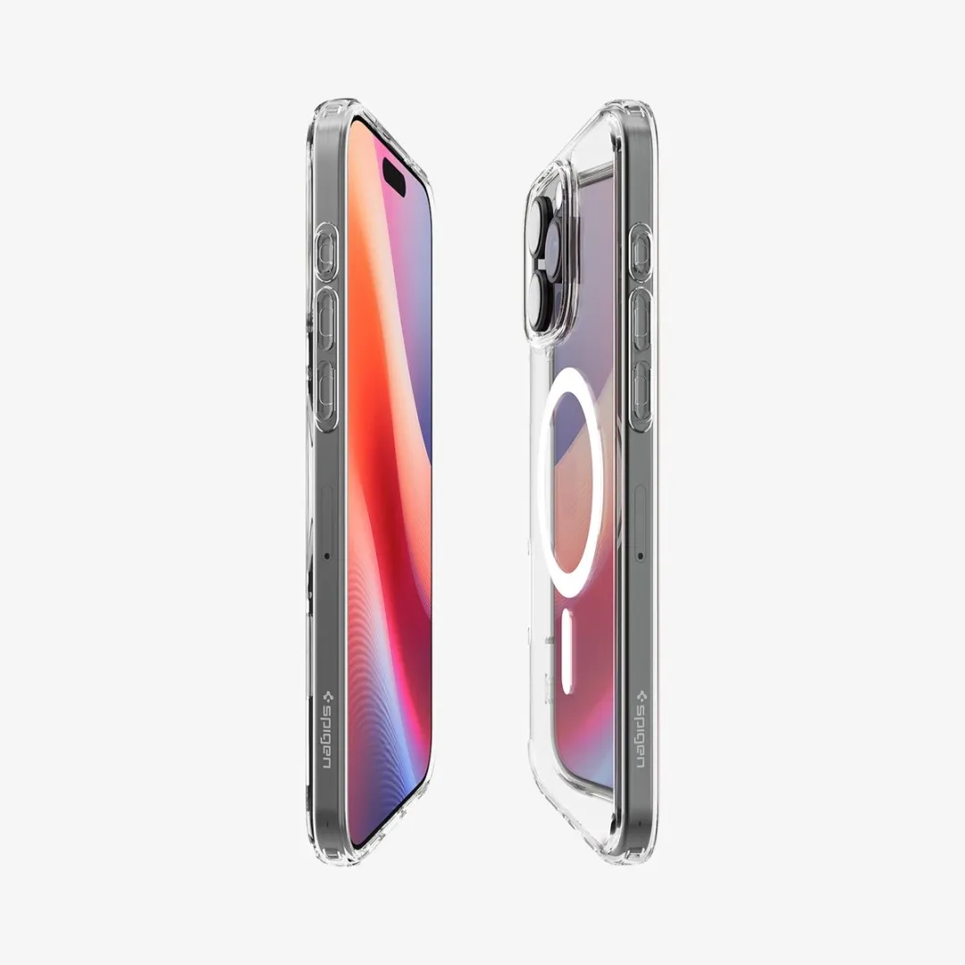 Spigen Crystal Hybrid MagFit Hoesje iPhone 16 Pro Max - Wit
