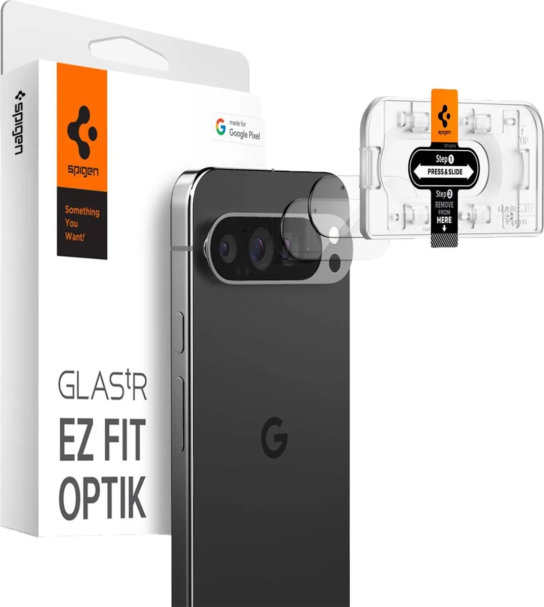 Spigen AGL08446 Camera Lens Protector - 2 Stuks - Google Pixel 9 Pro XL
