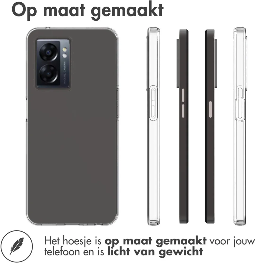 Accezz Hoesje Oppo A77 Transparant