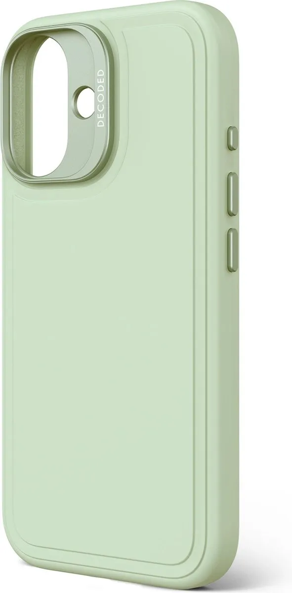 Decoded Siliconen Hoesje iPhone 16 - Mist Groen - MagSafe