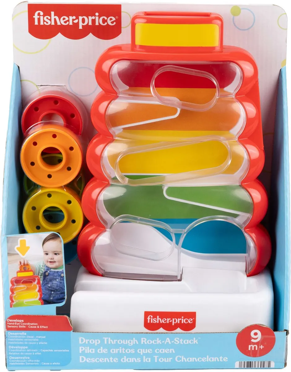Fisher-Price Rollende Ringen Wiebelende Stapeltoren - Multicolor