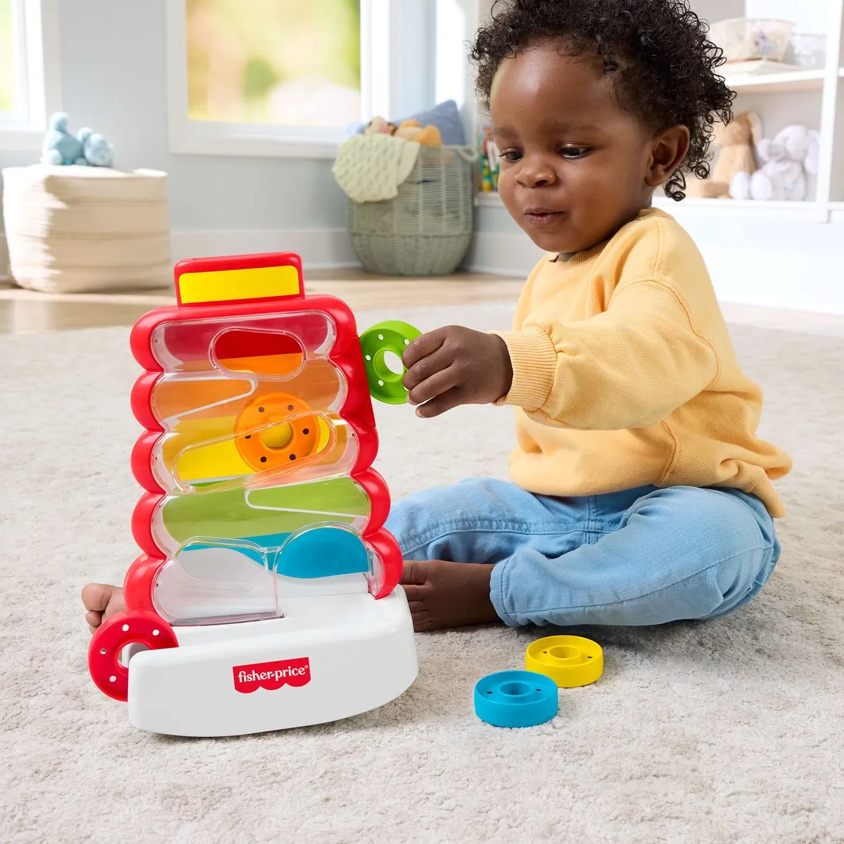 Fisher-Price Rollende Ringen Wiebelende Stapeltoren - Multicolor
