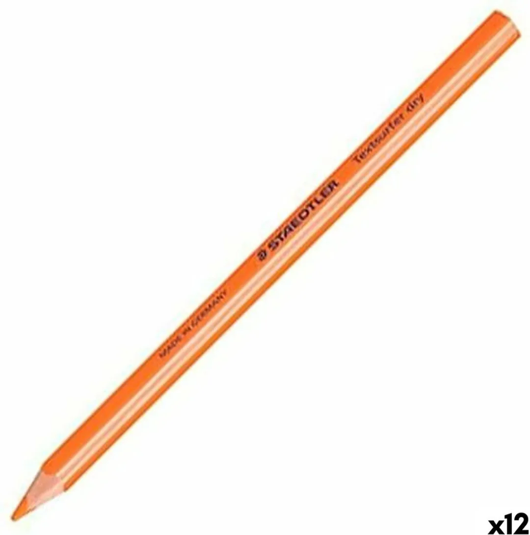 STAEDTLER Fluoriscerende Markeerstift Oranje - 12 Stuks