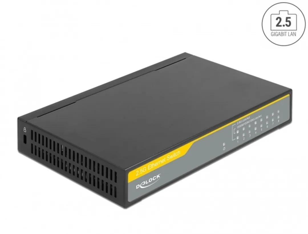 Delock 87782 2.5 Gigabit Ethernet Switch - 8 Poorten