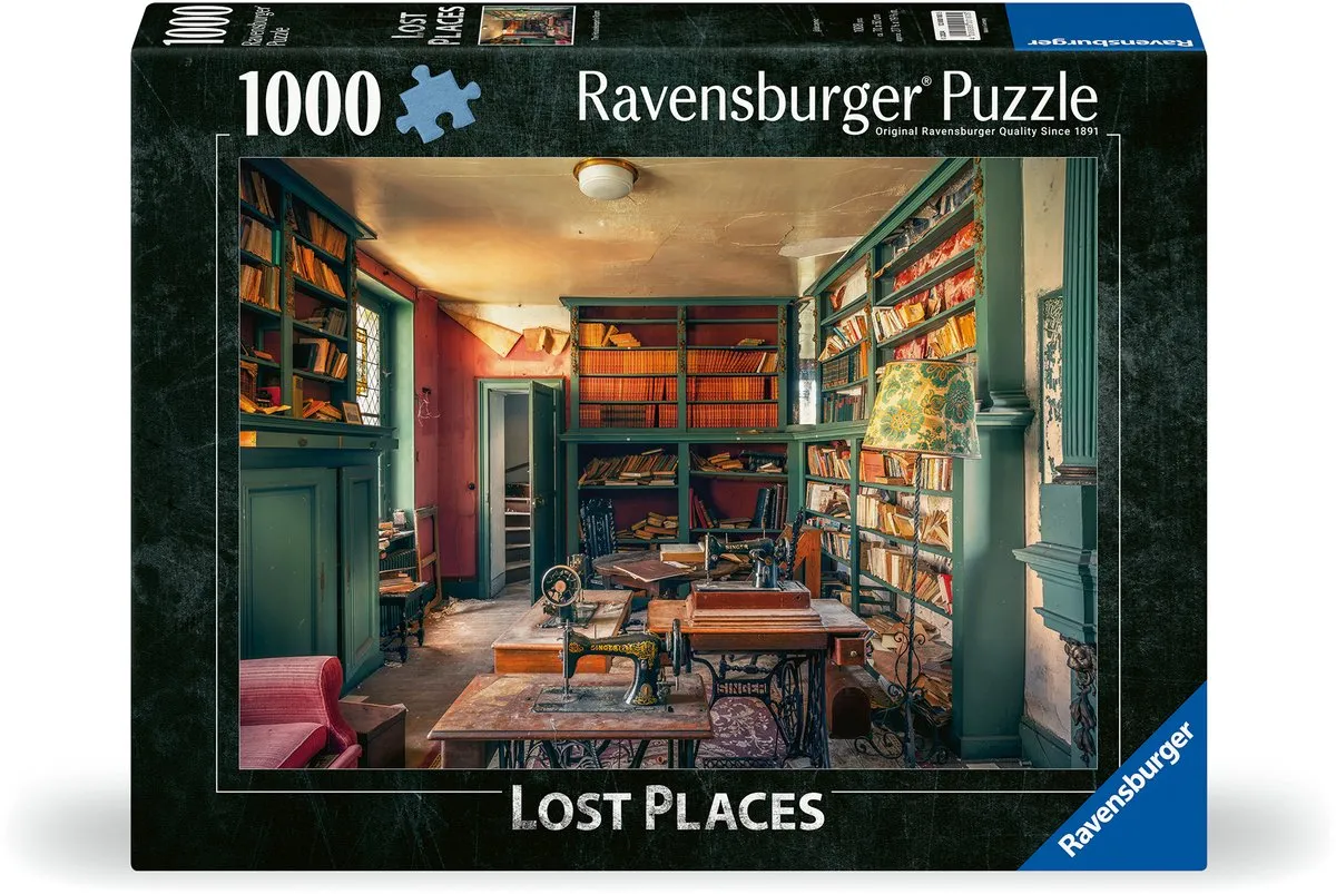 Ravensburger Lost Places Mysterious Castle Library Puzzel 1000 Stuks - afbeelding 2 van 4