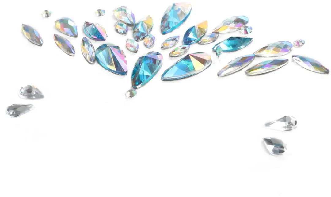 Toi-Toys Ice Princess Gezichtsdiamanten - Multi kleuren