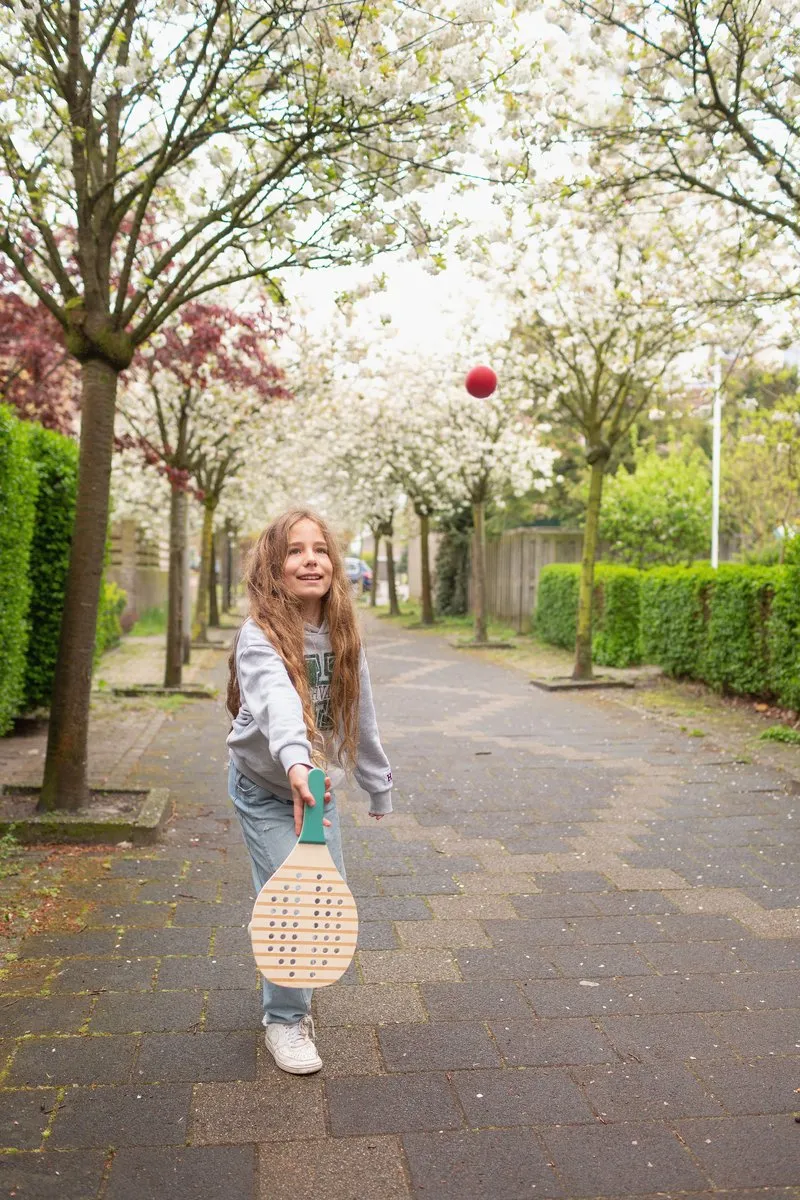 BS Toys Houten Padelrackets GA468 - Meerkleurig