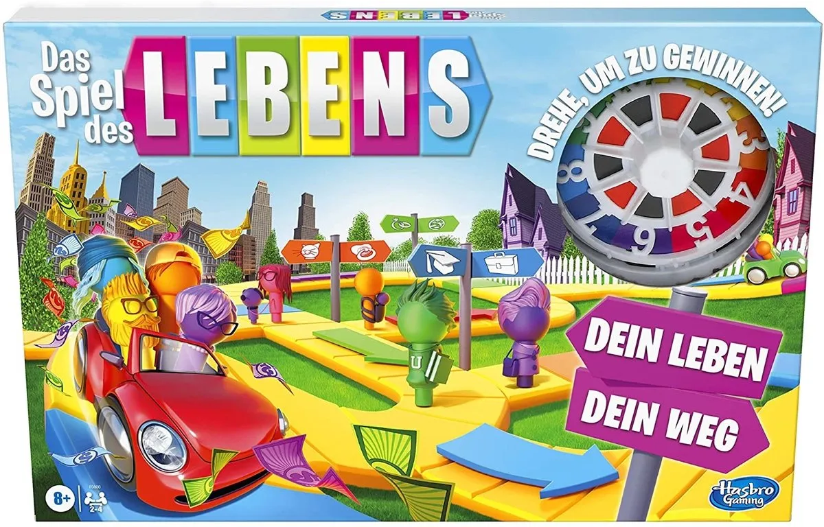 Hasbro Spiel des Lebens F0800100 - 2-4 Spelers