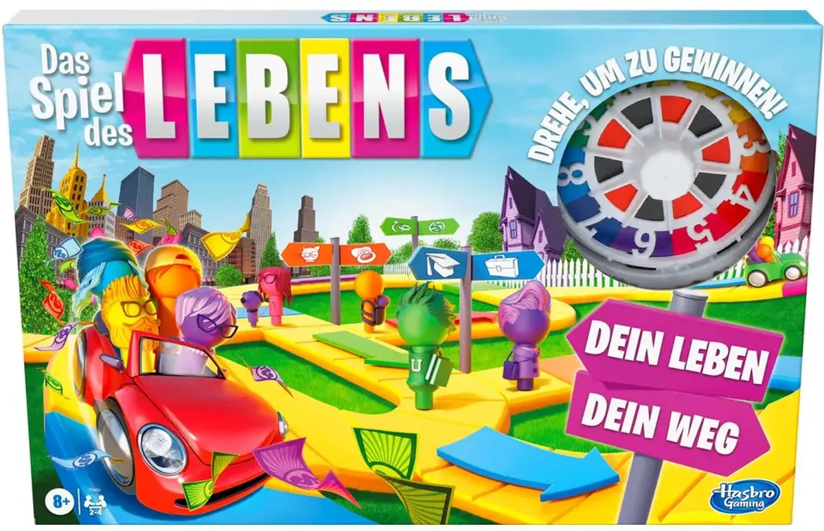 Hasbro Spiel des Lebens F0800100 - 2-4 Spelers