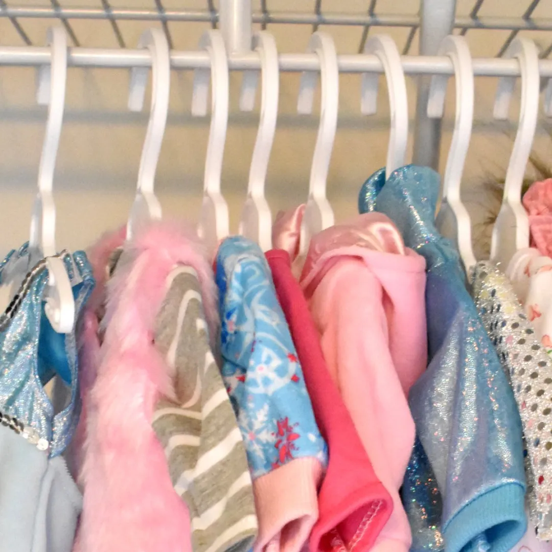 Sophia's by Teamson Kids Kledinghangers voor 45.7 cm Poppen - Plastic - Wit - Poppen Accessoires (Pop niet inbegrepen)