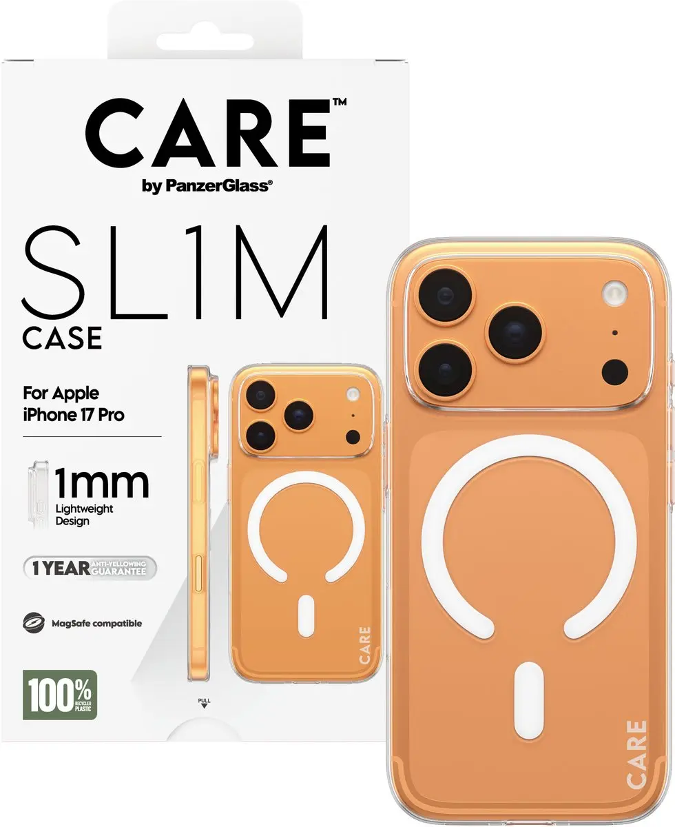 PanzerGlass CARE SL1M Hoesje iPhone 17 Pro - Transparant - afbeelding 2 van 6