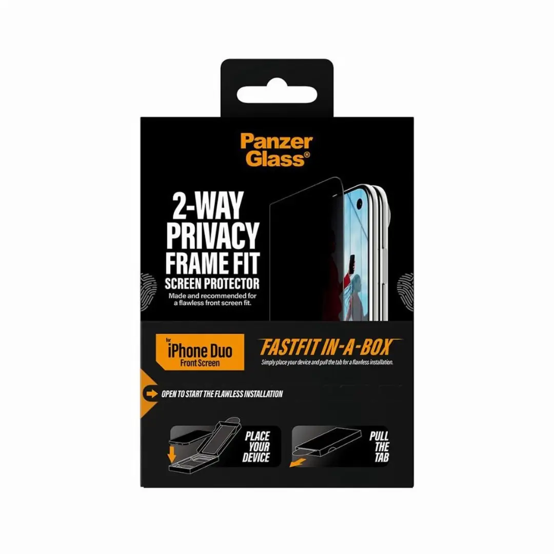 PanzerGlass PG56680 Privacy Screenprotector iPhone Duo - afbeelding 4 van 6
