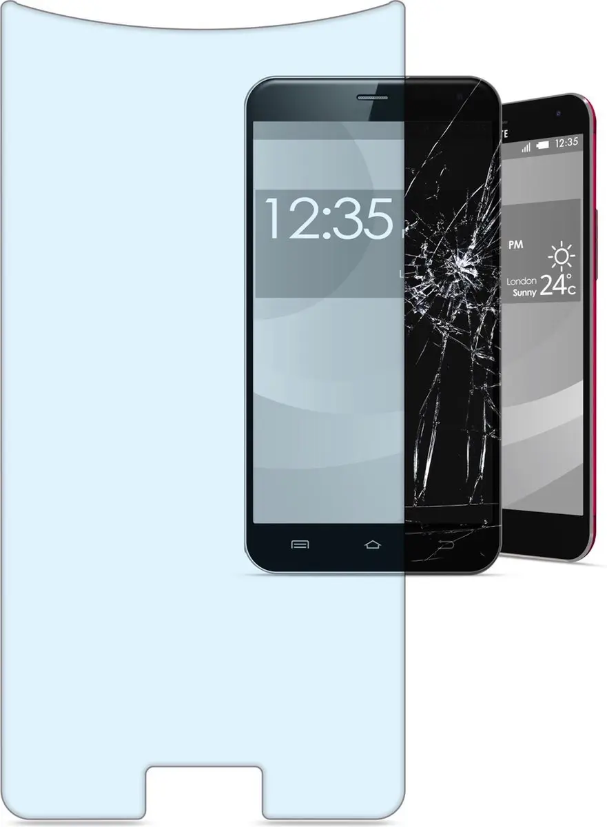 Cellularline Second Glass TEMPGLASBUNI55 Screenprotector - afbeelding 3 van 6