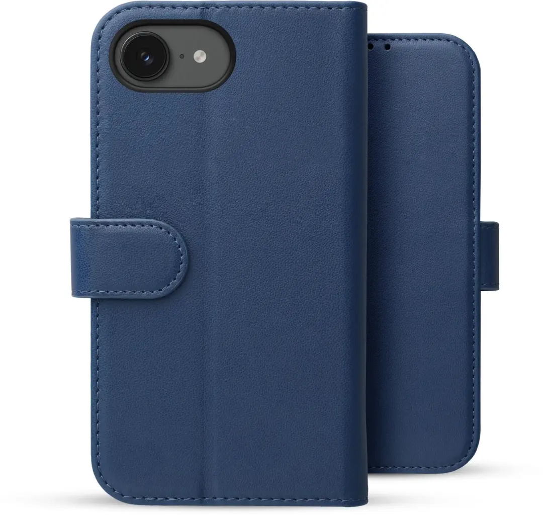 Rosso Element Modern Hoesje iPhone 17e / 16e - Book Case - Blauw - afbeelding 2 van 5