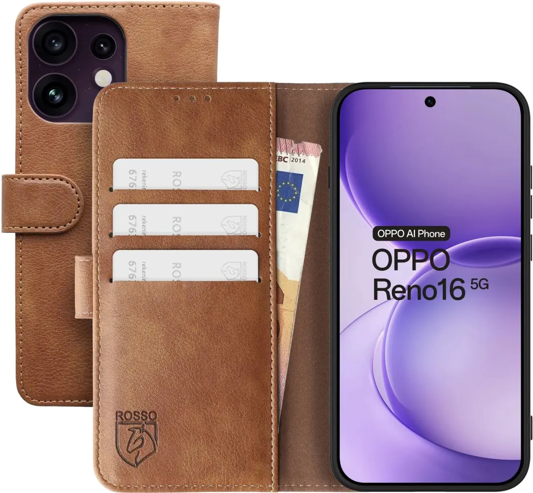 Rosso Element Oppo Reno 16 Wallet Book Case Hoesje