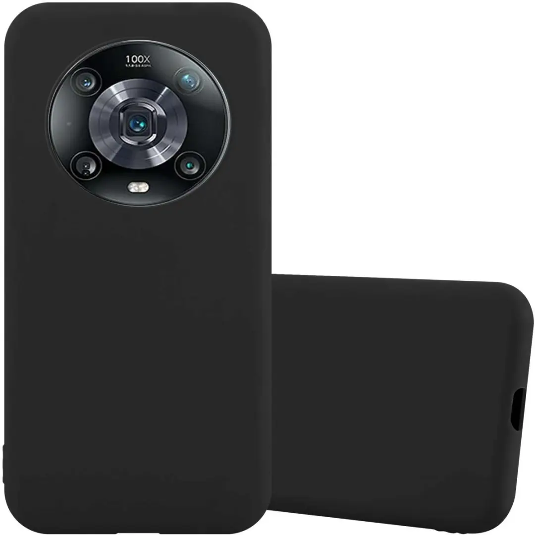 Cadorabo Hoesje geschikt voor Honor MAGIC 4 PRO in CANDY ZWART