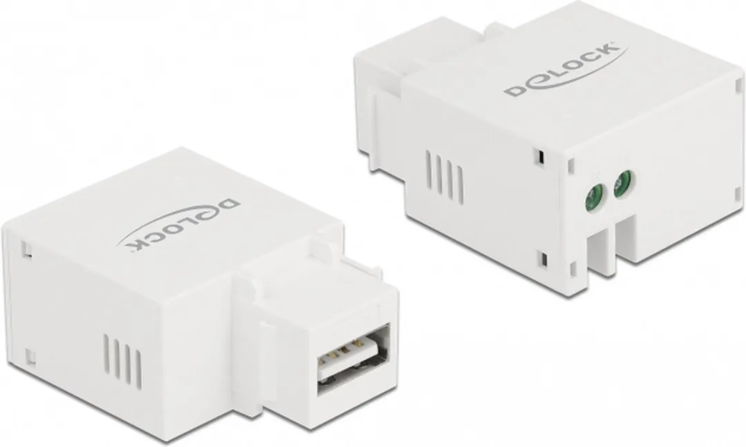 Delock Keystone Module USB Type-A Laadpoort 2.1A Wit
