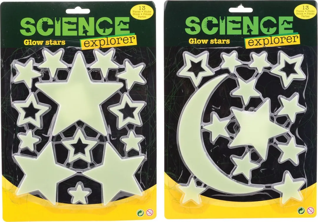 Johntoy Science Explorer Glow-in-the-Dark - 13 Stuks