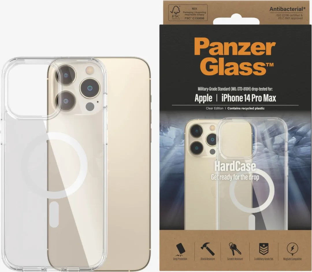 PanzerGlass iPhone 14 Pro Max MagSafe HardCase - Transparant - afbeelding 3 van 5
