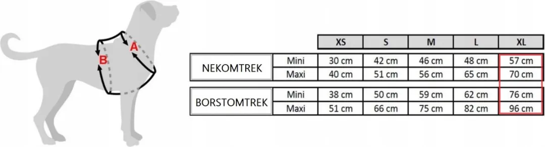 Zolux Moov Hondenharnas - Polyester - XL - Grijs