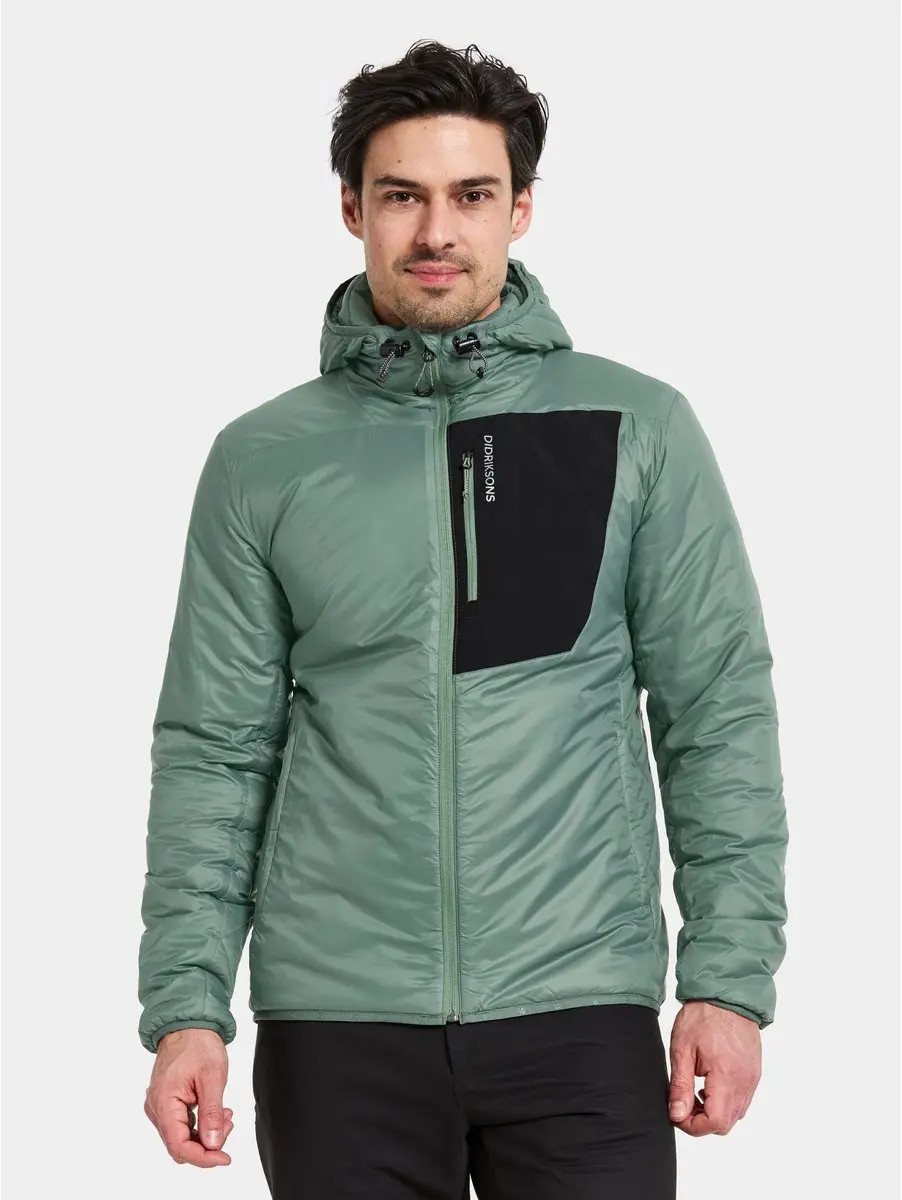 Didriksons Sander 2 Waterdichte Jas - Dark Moss - L - afbeelding 2 van 3