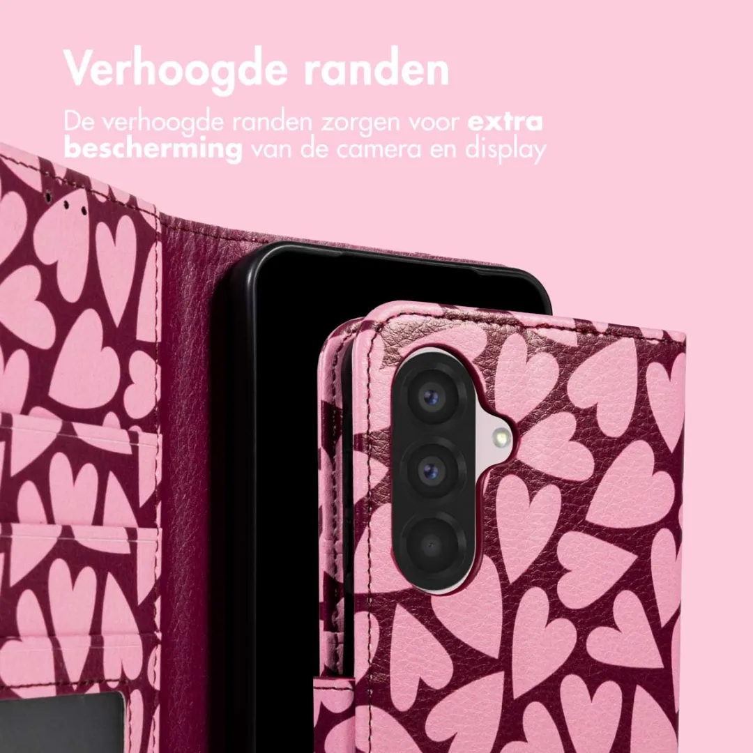 Imoshion Galaxy A26 Hoesje - 3 Pasjes - Hearty Blush