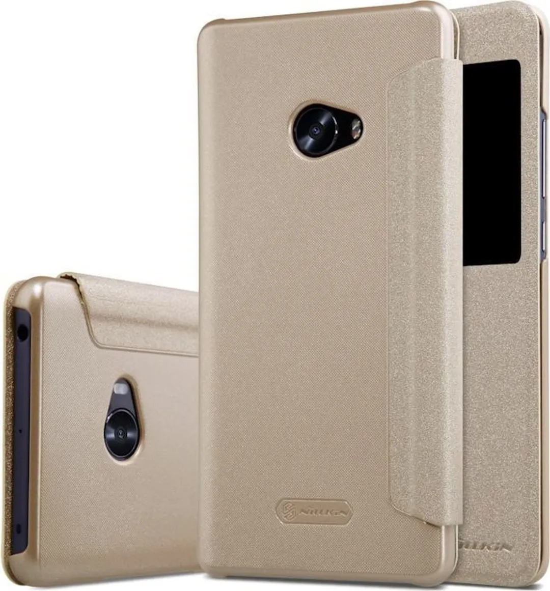 Nillkin New Sparkle S-View Book Case Xiaomi Note 2 - Goud - afbeelding 6 van 6
