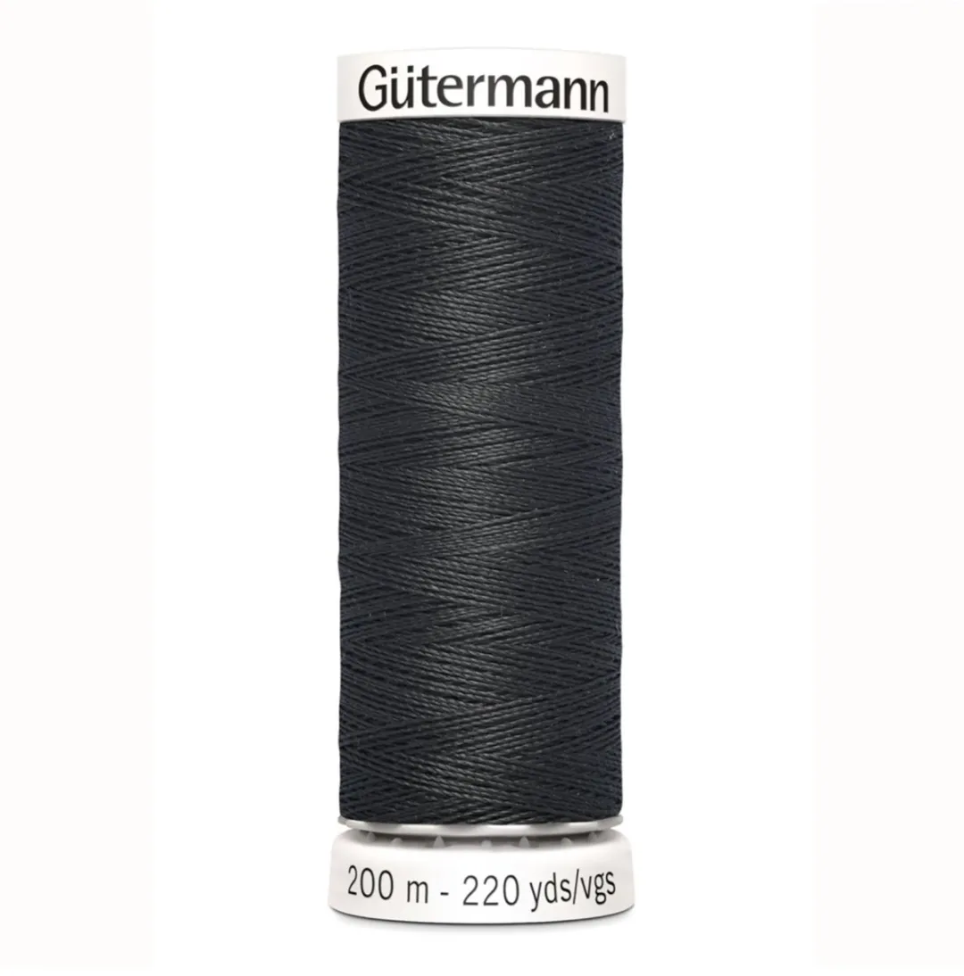 Gutermann Polyester Naaigaren 200m - Grijs