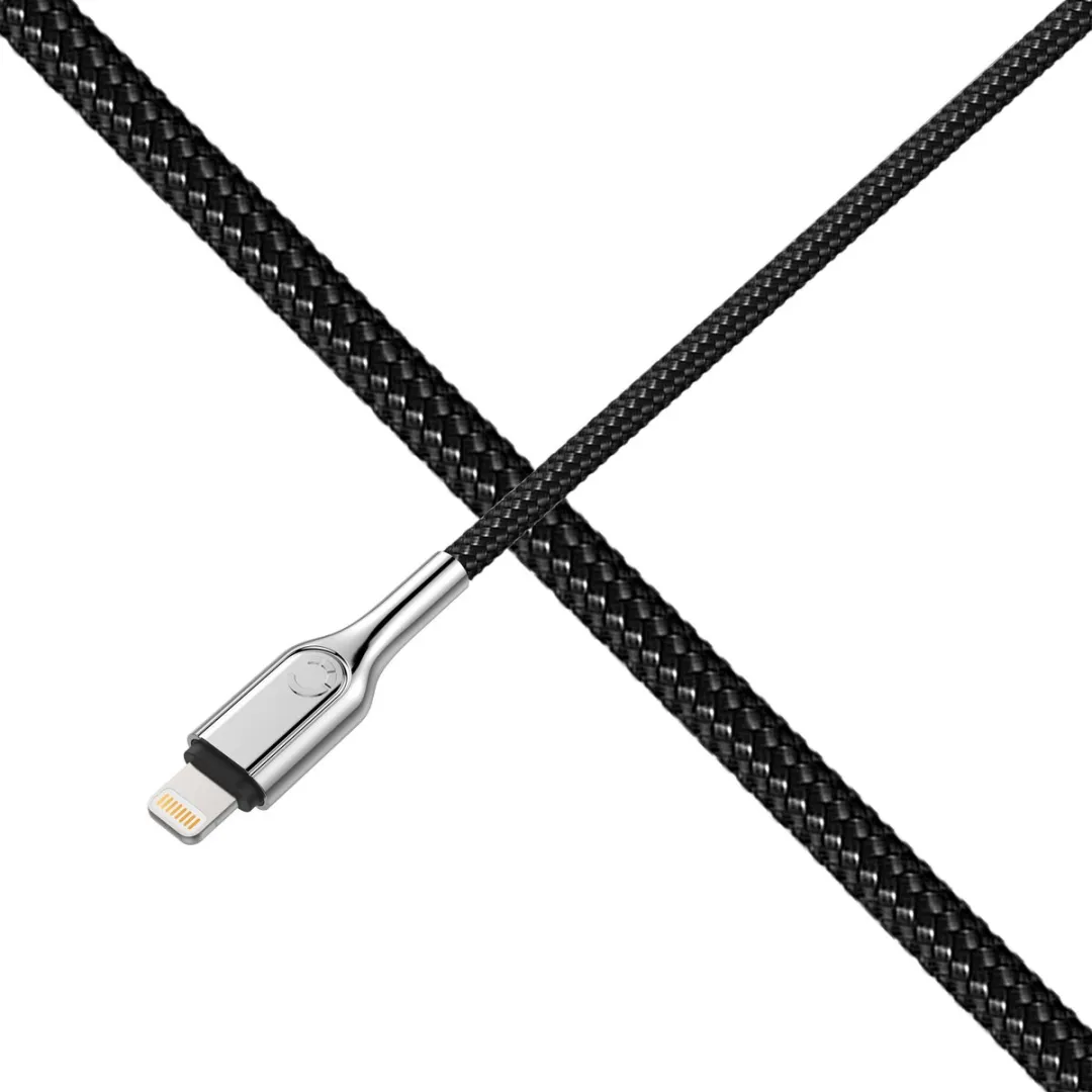 Cygnett CY2671PCCAL Armoured Lightning USB Kabel 3m - Zwart