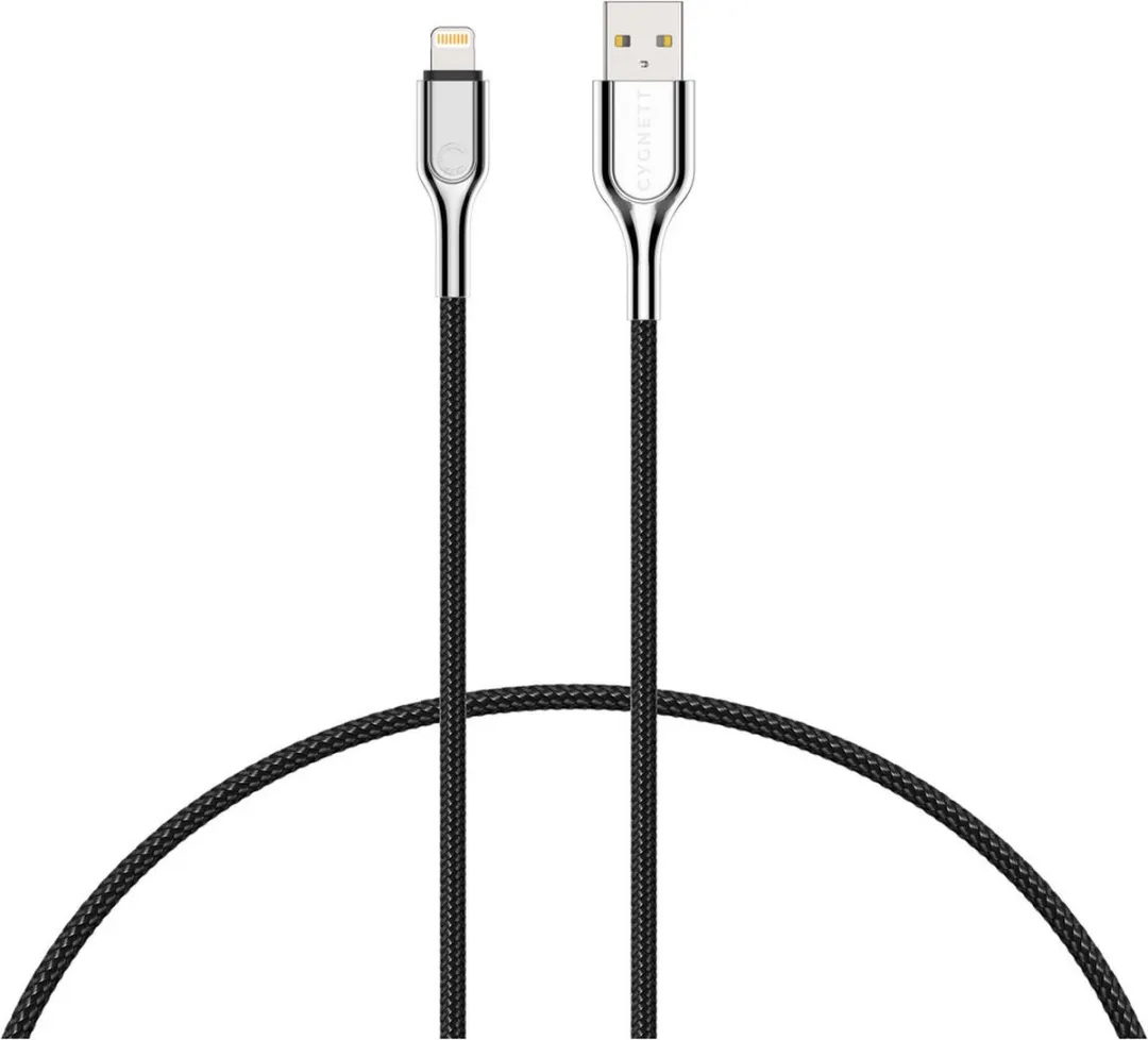 Cygnett CY2671PCCAL Armoured Lightning USB Kabel 3m - Zwart