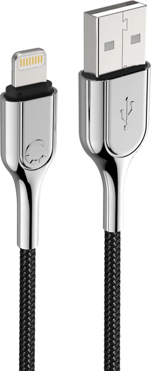 Cygnett CY2671PCCAL Armoured Lightning USB Kabel 3m - Zwart