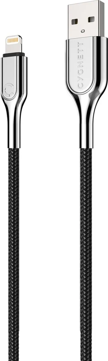 Cygnett CY2671PCCAL Armoured Lightning USB Kabel 3m - Zwart