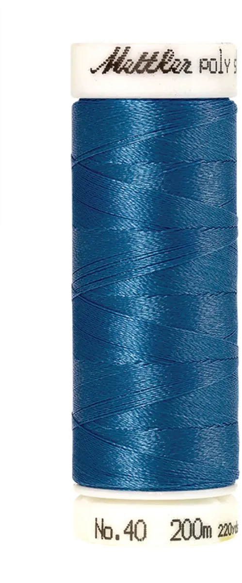 Amann Mettler Polysheen Borduurgaren 3815 - Blauw 200m