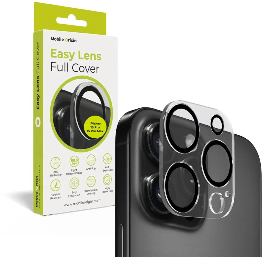 Mobile Origin Easy Lens Full Cover, Transparant