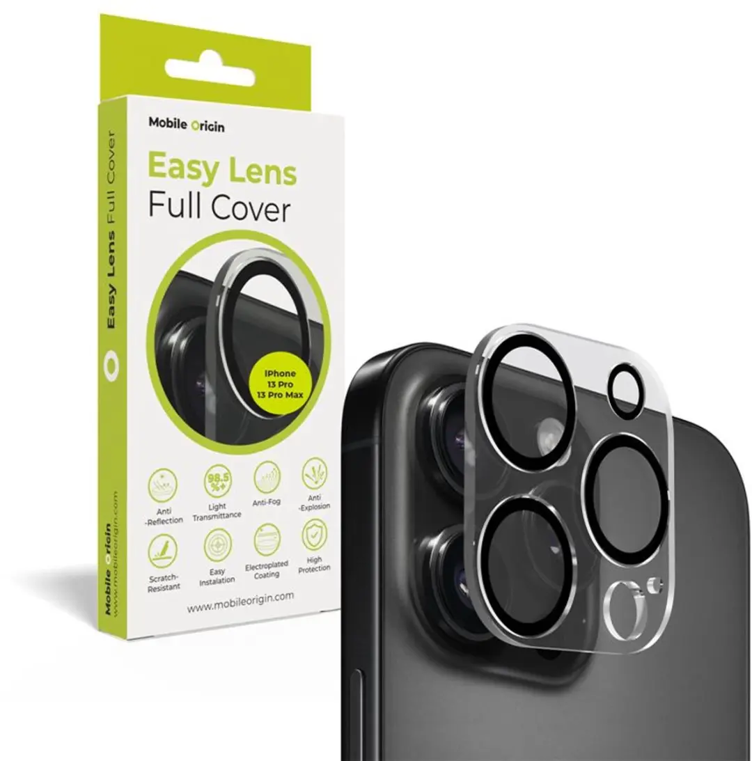Mobile Origin Easy Lens Full Cover, Transparant