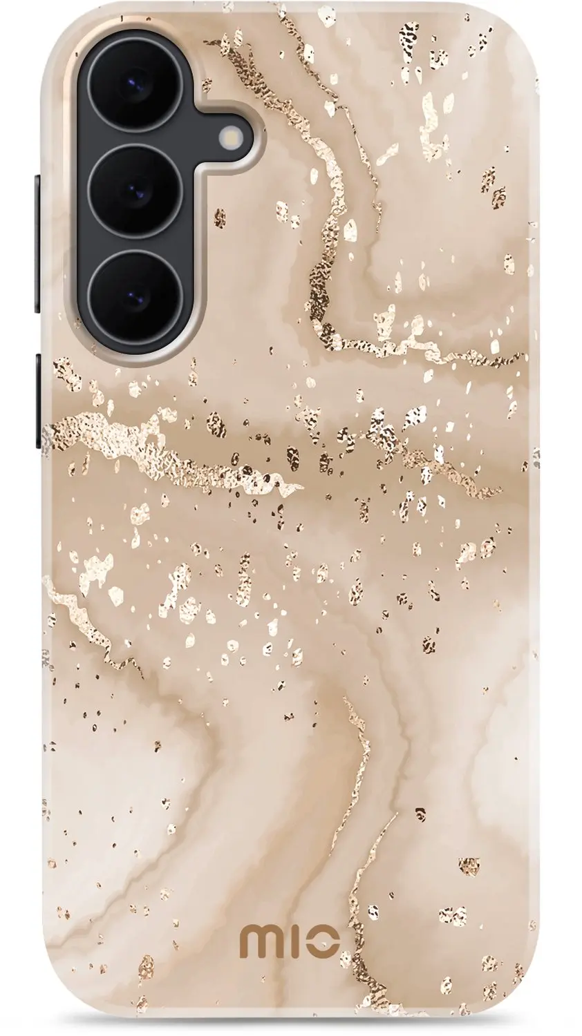 MIO by Mobilize Gold Marble Magsafe Compatible for Samsung S25 FE 5G/S26 FE 5G