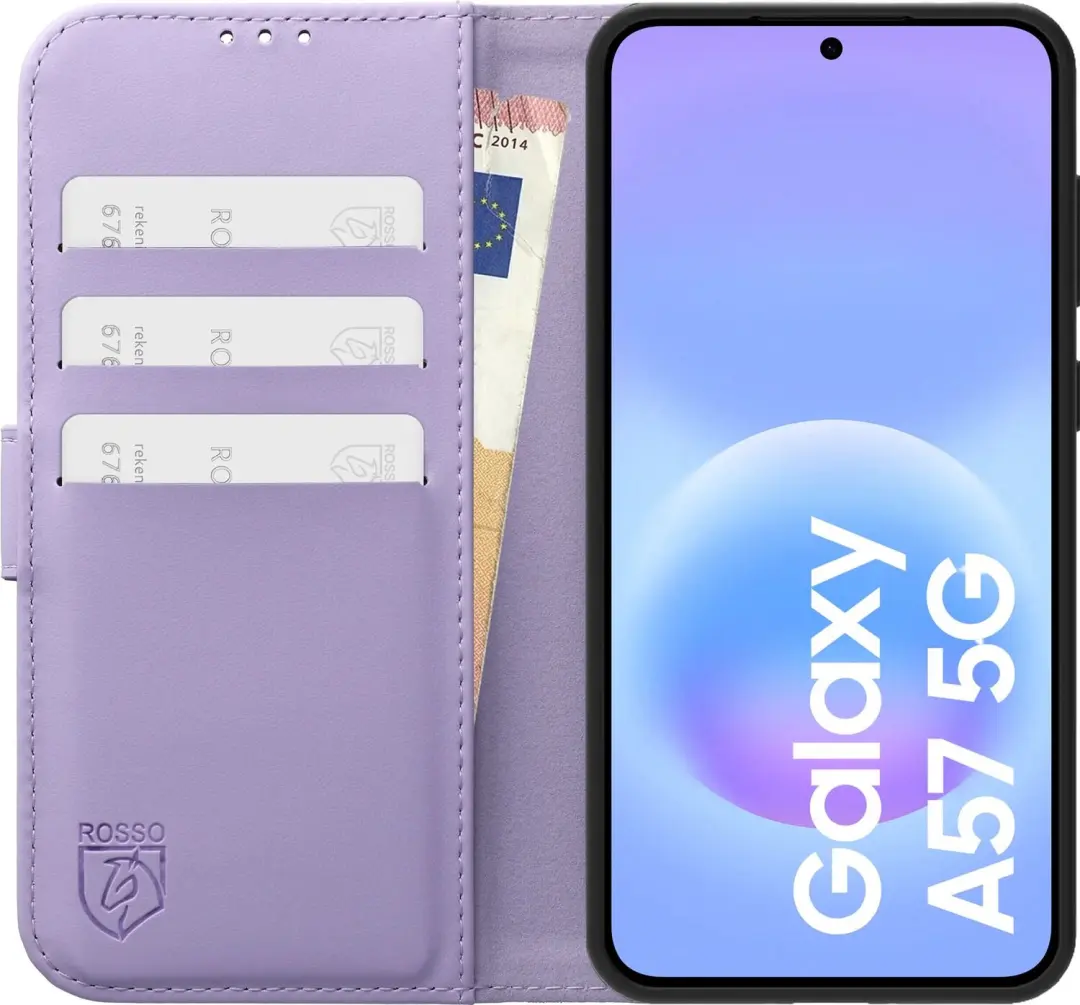Rosso Element Modern Hoesje Samsung Galaxy A57 - Paars - afbeelding 3 van 6