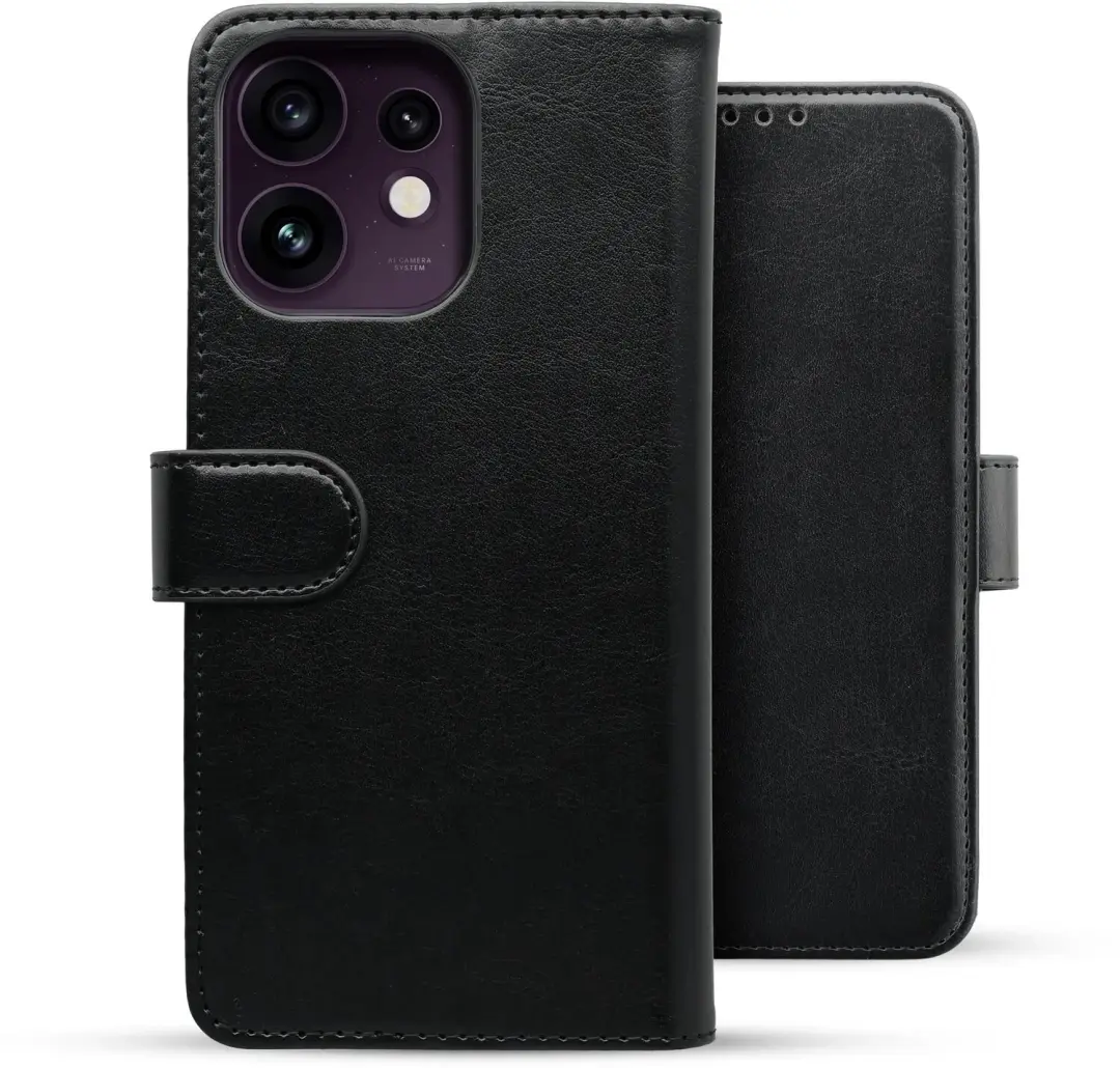 Rosso Element Oppo Reno 16 Book Case Hoesje - Zwart - afbeelding 4 van 6