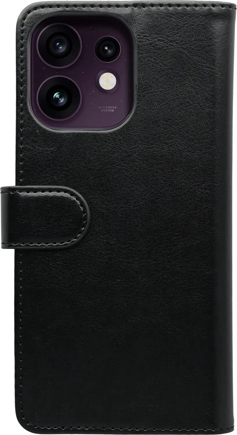 Rosso Element Oppo Reno 16 Book Case Hoesje - Zwart - afbeelding 5 van 6