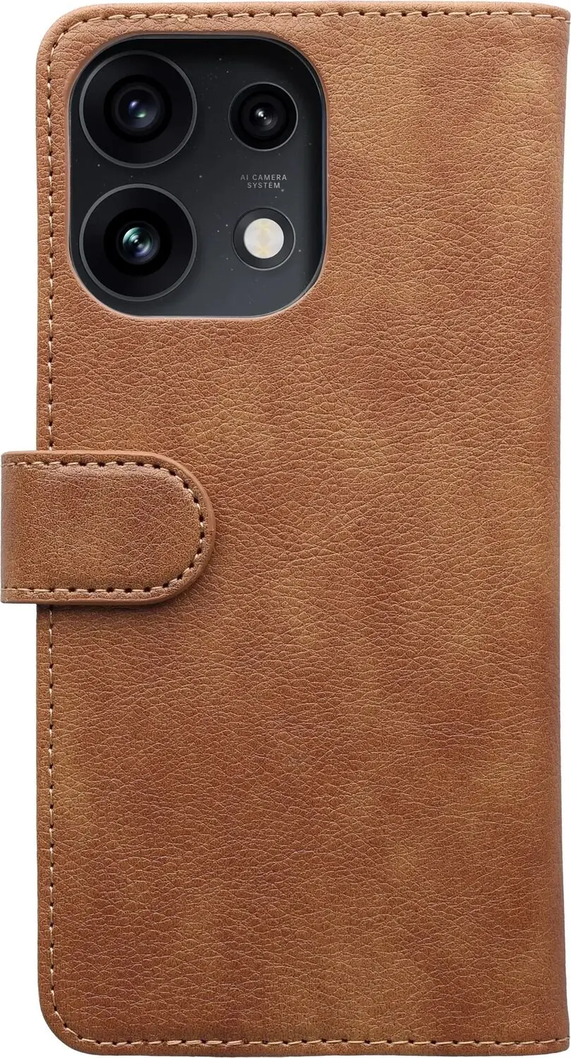 Rosso Element Geschikt voor Oppo Reno 16 F | Wallet Book Case | Portemonnee Hoesje | 3 Pasjes | Magneetsluiting | Stand Functie | Bruin - afbeelding 5 van 6